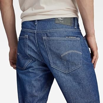 G-STAR RAW 3301 Slim Dżins Mężczyźni, Niebieski (Worn in